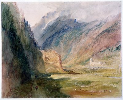 Couvent du Bonhomme, Chamonix, c.1836-42 da Joseph Mallord William Turner